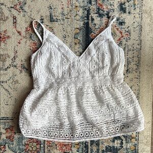 A&F lace tank